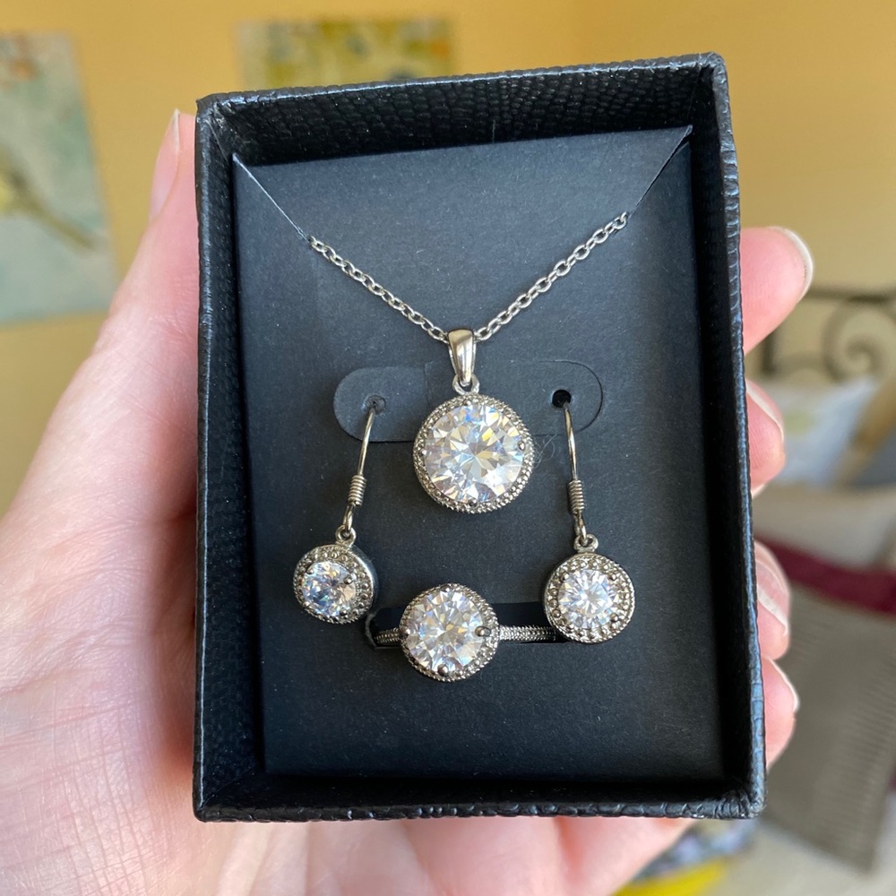 New necklace, ring, and earring set